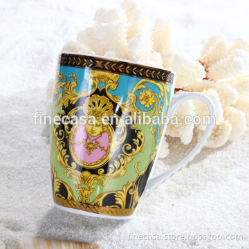 14OZ Luxury Ceramic Mug White Porcelain of Sea Goddness                
                                    Quality Assured